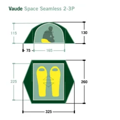 VAUDE SPACE SEAMLESS 2-3P - Kuppelzelt -Primus Equipment Geschaft 5637736449 dvmemuc space seamless 23p vaude 24