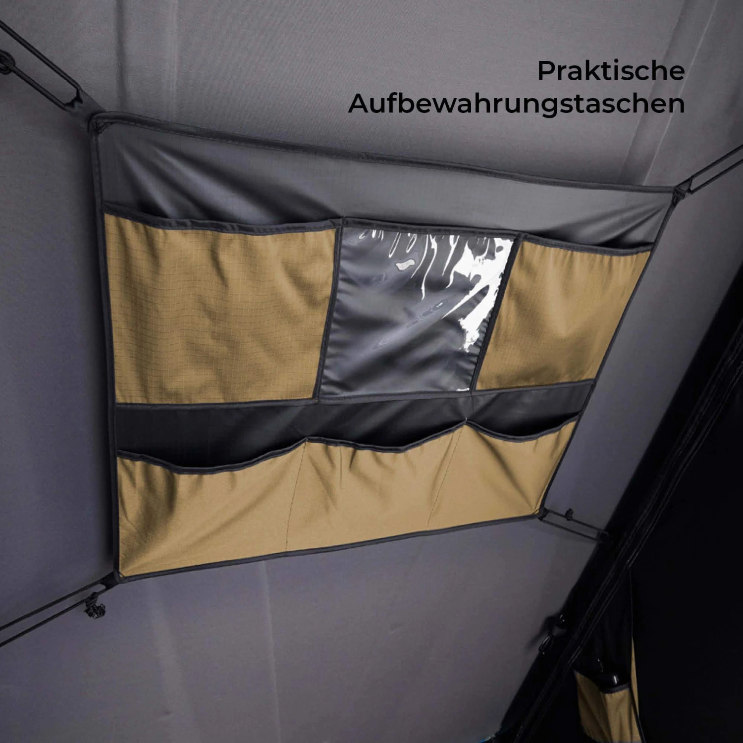 ALUMINUM HARD SHELL ROOF TENT CUMARU 135 - Dachzelt – Bild 8